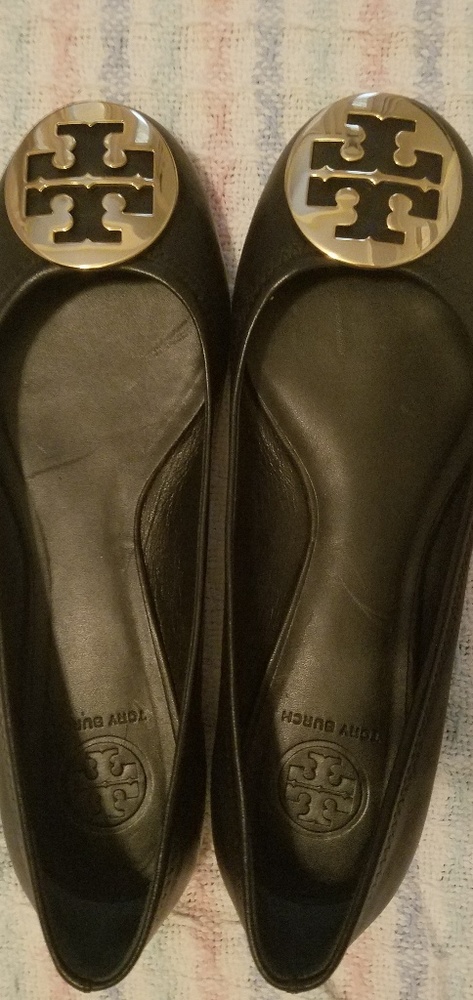Tory Burch Black Reva flats